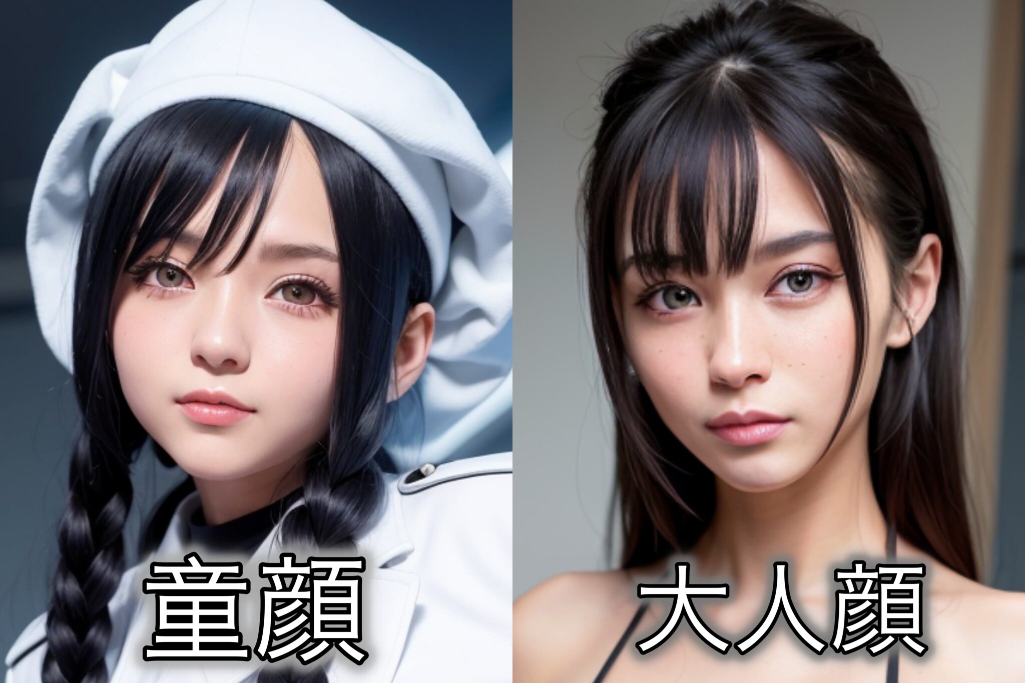 『童顔』と『大人っぽい顔』の5つの違いと特徴！老け顔についても解説します。 | アールビューティークリニック 銀座・名古屋・大阪｜美容整形 ...