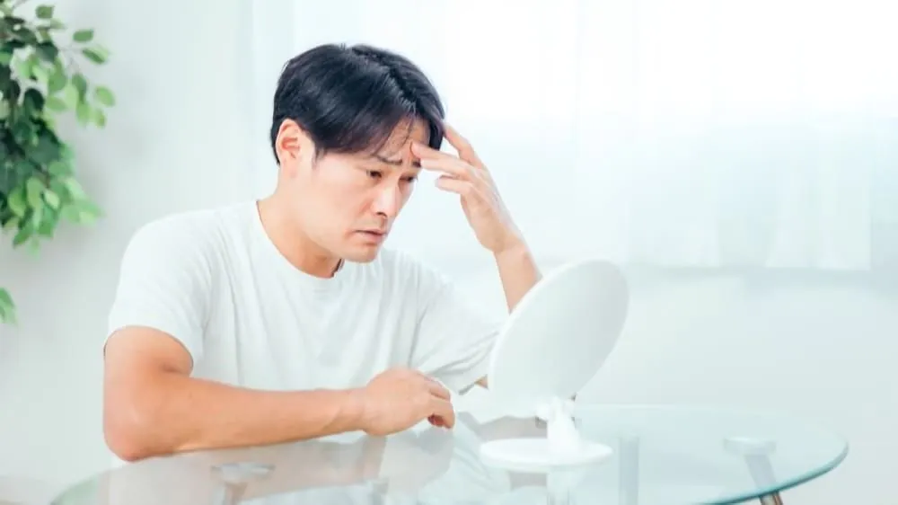 男性がおでこのシワをなくすための5つのセルフケア